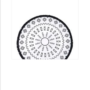 Round beach towel
